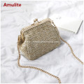 Women Beach Straw Shoulder Bags Rattan Bag